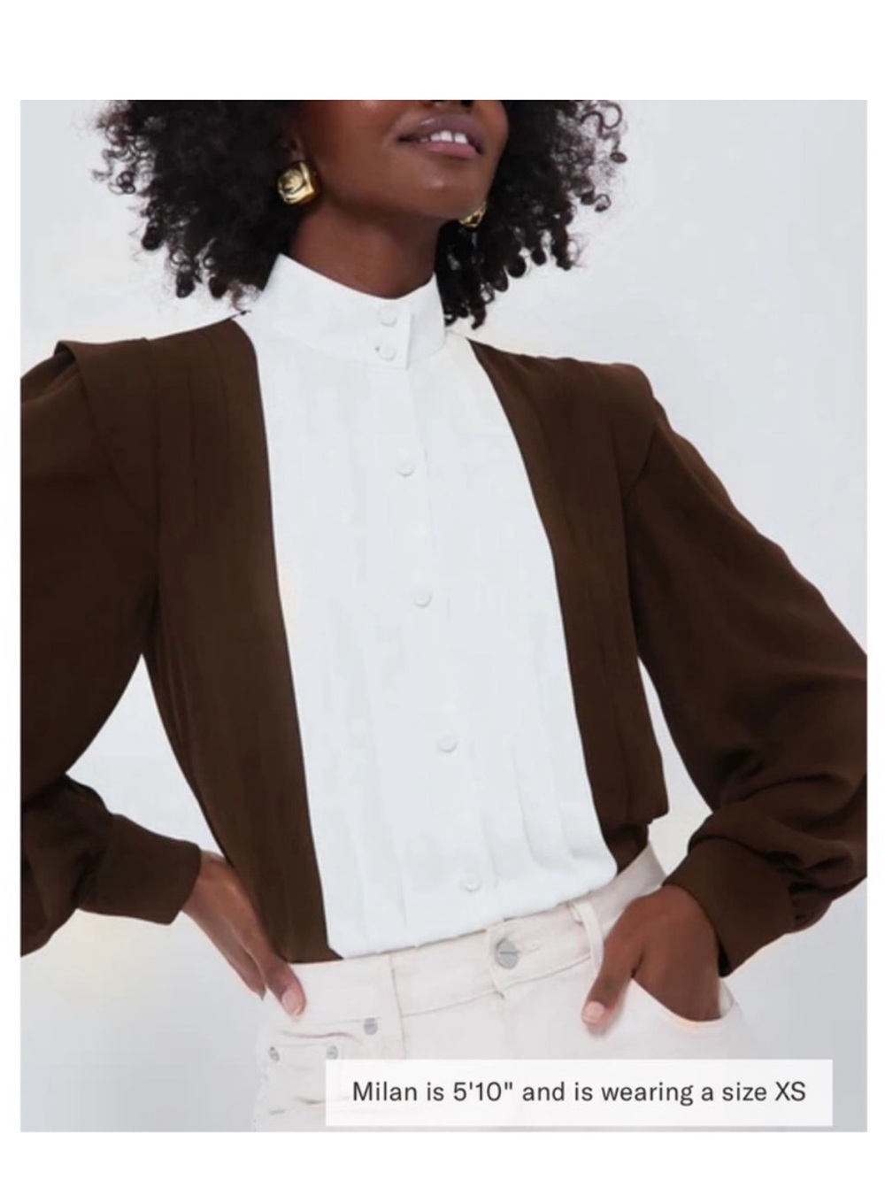 Tuckernuck India Hicks Grove Pleated Blouse NWT